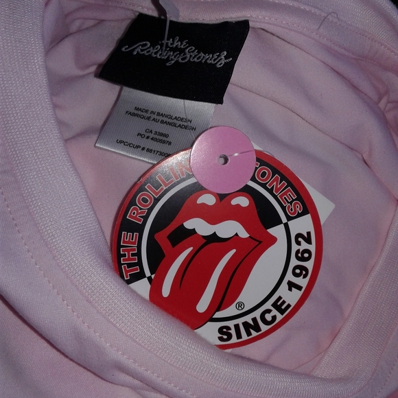 NWT The Rolling Stones Lips tongue rock XS t shirt - Picture 3 of 4